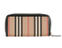 Burberry Striped Long Zip-Around Wallet, back view